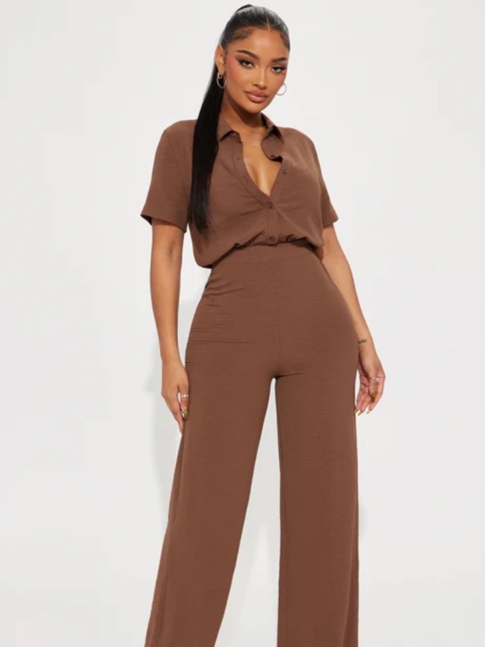 Short Sleeve Jumpsuit (Size L)